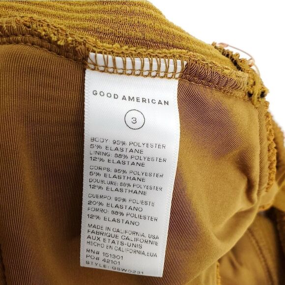 NWT GOOD AMERICAN Bronze Brown Always Fits Twist Bikini Top - Picture 7 of 14